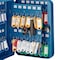 Adiroffice 48-Key Steel Secure Key Cabinet with Combination Lock, Blue ADI682-48-BLU-MK - alternate 4
